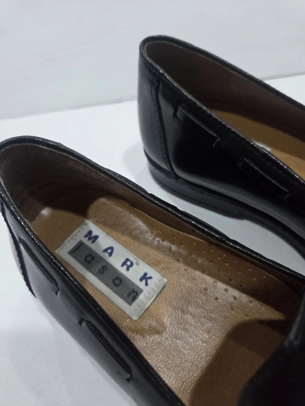 Mark Jason Black Tassel Leather Loafers Sz.13.5